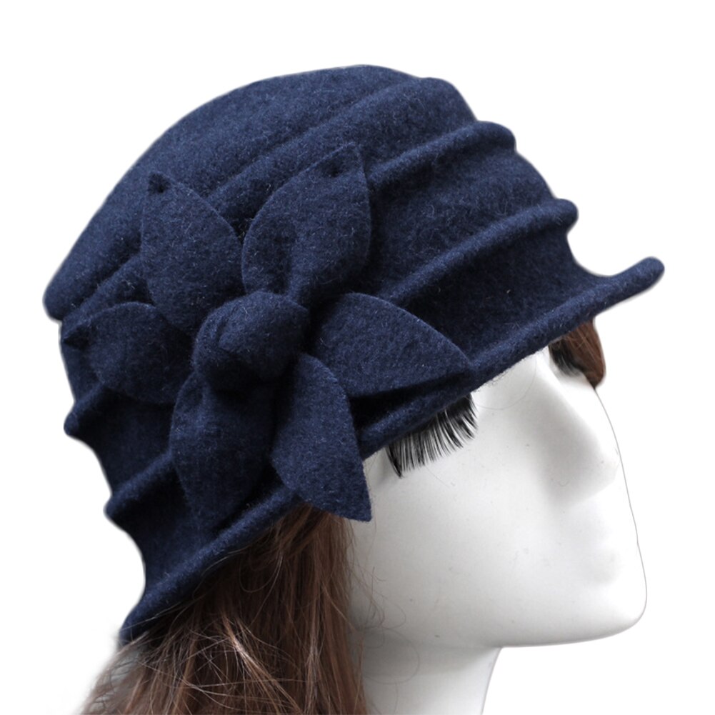 LOIJMK Vilten Cap Dames Hoed en Winter Warme Mode Wol Baskenmuts Schilder Koepel Trend Hoed Baskenmuts Blauw Heren, geel, One size