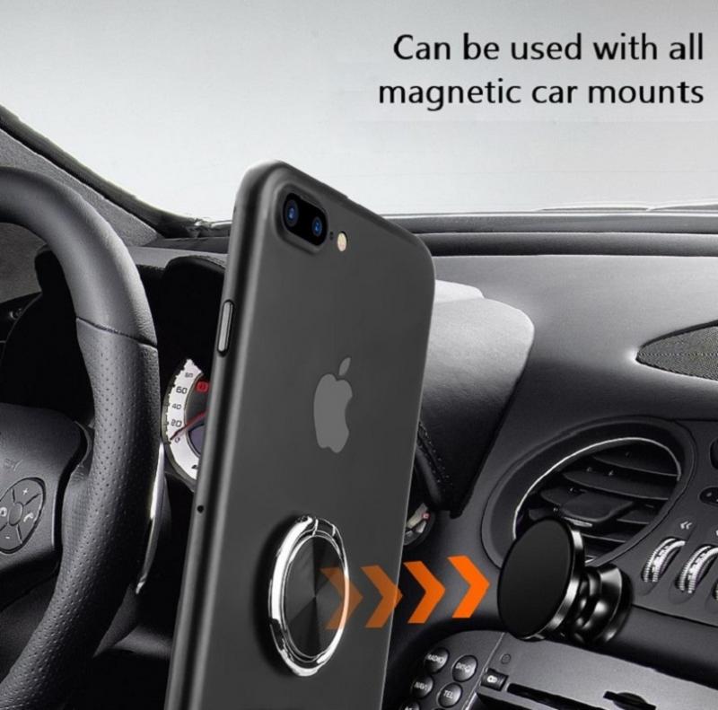 Luxury Metal Finger Ring Stand Phone Holder Car Magnetic Bracket Desktop Mount Support For iPhone 12 iPad xiaomi huawei samsung