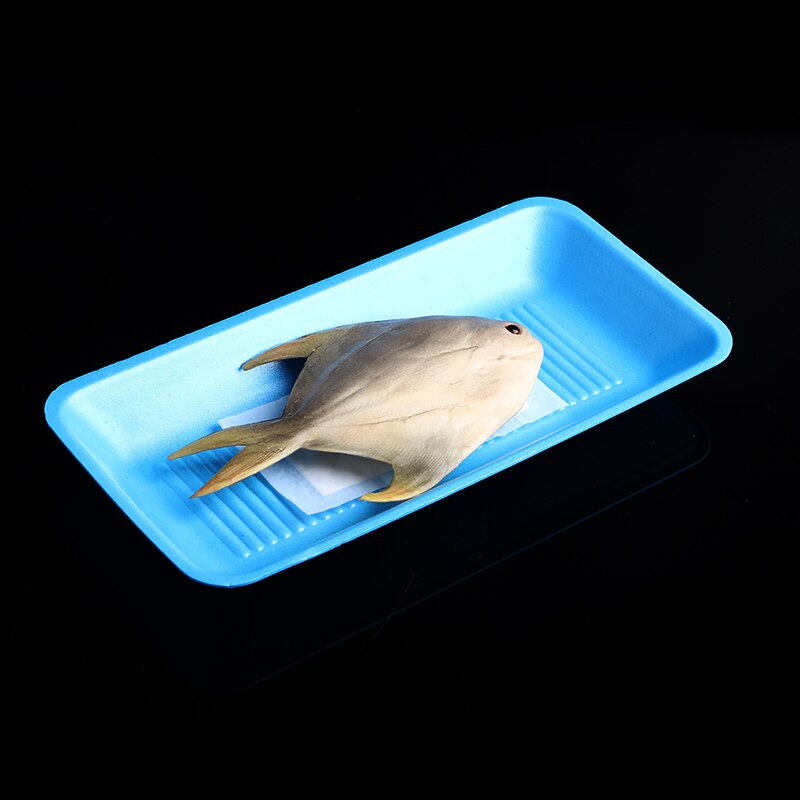 Misource 160x80mm 40ml 500pcs Moisture Absorbing Seafood Absorbant Meat Soaker Absorbent Food Pad
