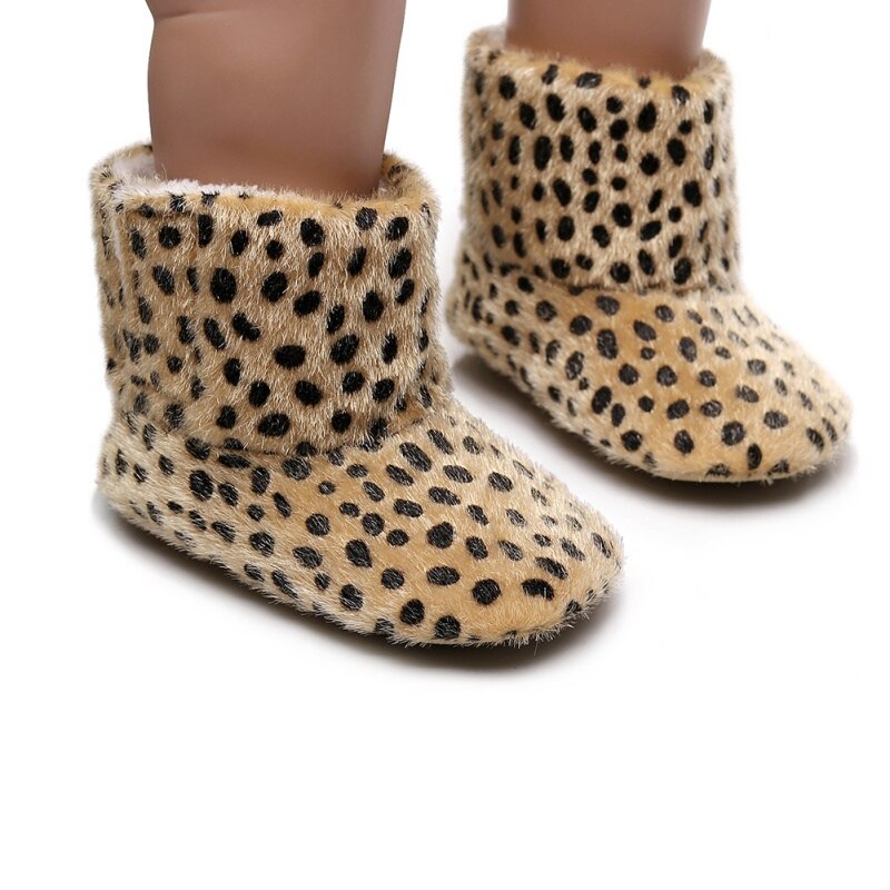 Baby Winter Warm Bont Snowboots Babyslofjes Anti-Slip Baby Jongens Bootie Schoenen 0-18M B