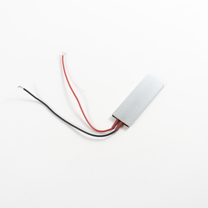 80x30mm 12V 24V 36V 48V 110V 220V PTC elemento calentador termostato constante termistor Sensor de calefacción de aire carcasa de aluminio 80*30mm