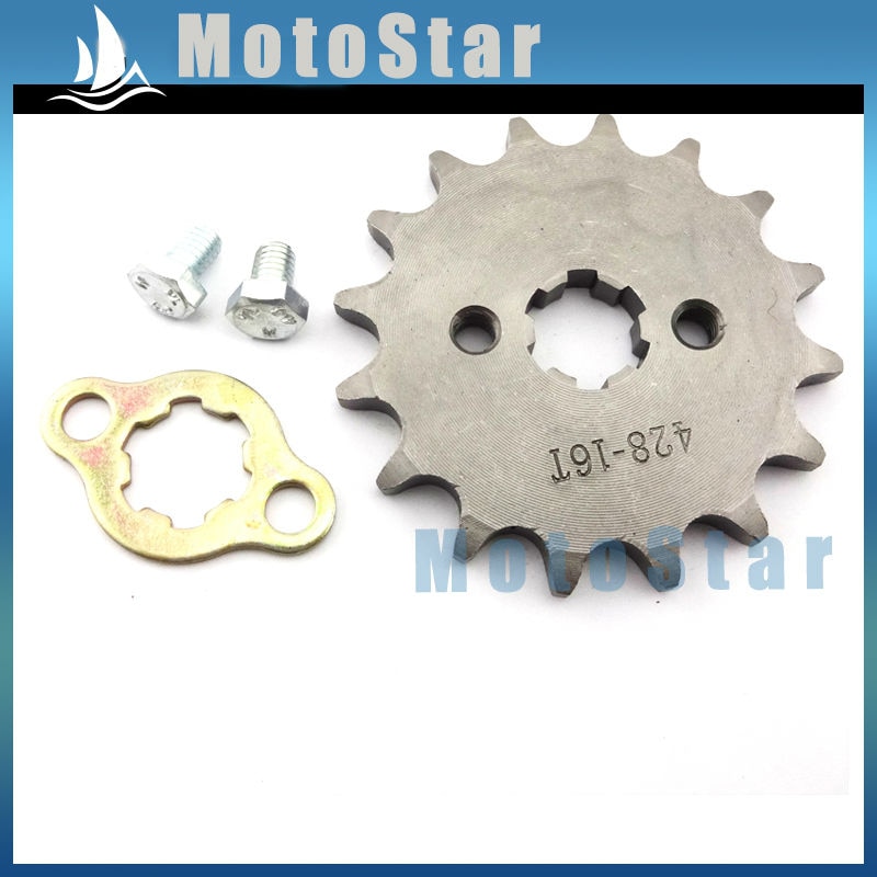 Pignon De Chaîne Avant 420-10T 17mm Pour Pit Bike 50-140cc - Argent/gris, Compatible ATV, Dirt Bike - Installation Facile - 9