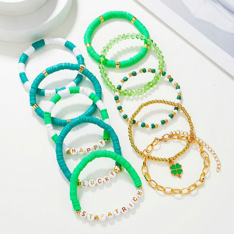 2220 stks Klei Kralen Armband Maken Kit 24 Kleuren Platte Preppy Kralen Polymeer Klei Kralen voor Vriendschap Armbanden Maken Craft DIY