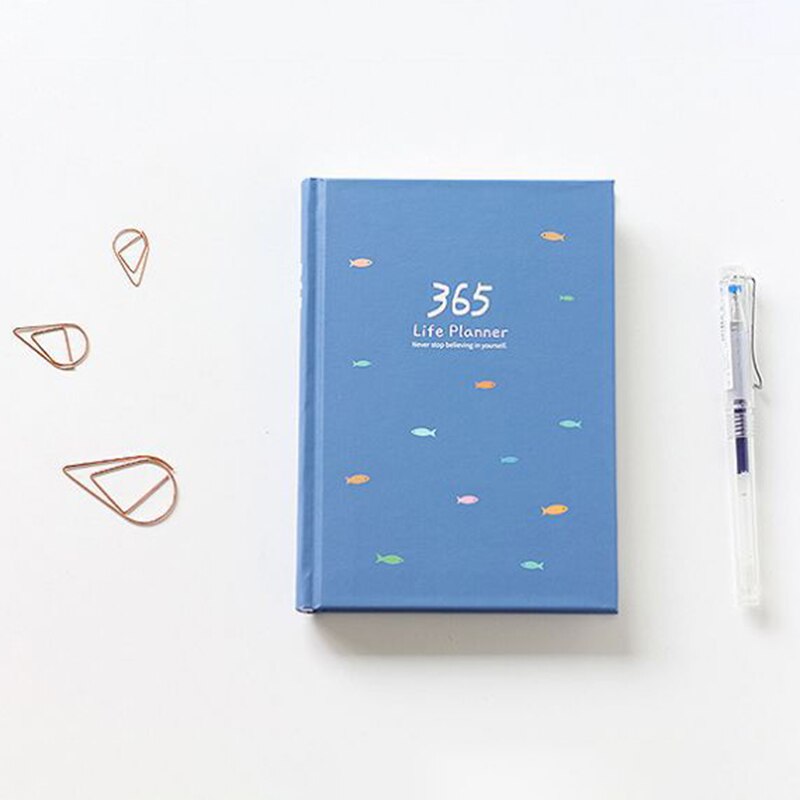 365 days Planner Notebook Yearly Agenda Inner Page illustration Daily Plan Journal Record Life Stationery papeleria: color-B