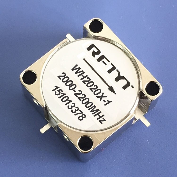 Microwave RF Circulator Isolator 20.0*20.0*8.6 Mm Frequency 600 MHz-4 GHz Segmentation Options