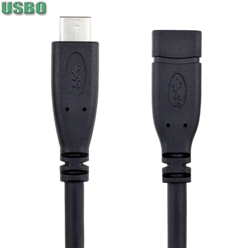 Kabel Przedłużający USB-C Męski na Żeński 3.1 Gen 2 - 0.25m do 2m - Obsługa Wideo DP
