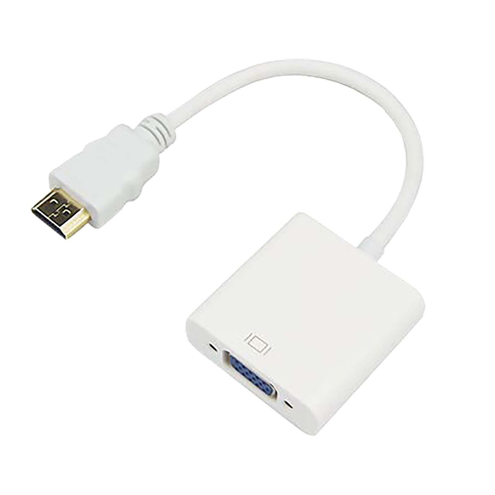 1080P Hdmi-Compatibel Male Naar Vga Vrouwelijke Video Cord Converter Adapter Kabel Voor Hdtv Tv Pc Hdmi-compatibel Naar Vga Kabel Adapte: Default Title