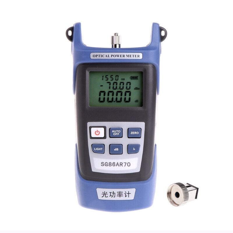 High Precision Optical Power Meter Fiber Testing Tools Wiring Light