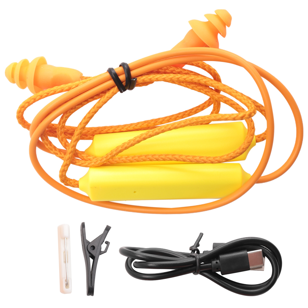Good sales Ear Plugs Bluetooth Earphone for Work, Noise Suppression, Hearing Protection,Construction Sites, Noisy Places Orange