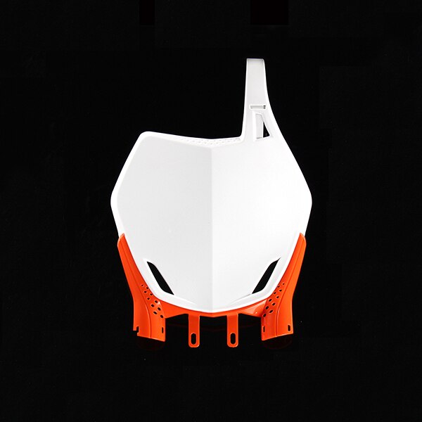 Merke universal front nummerplateholder dobbel farge for - crf yzf wrf kxf klx motorsykkel pit dirt bike motocross: Oransje