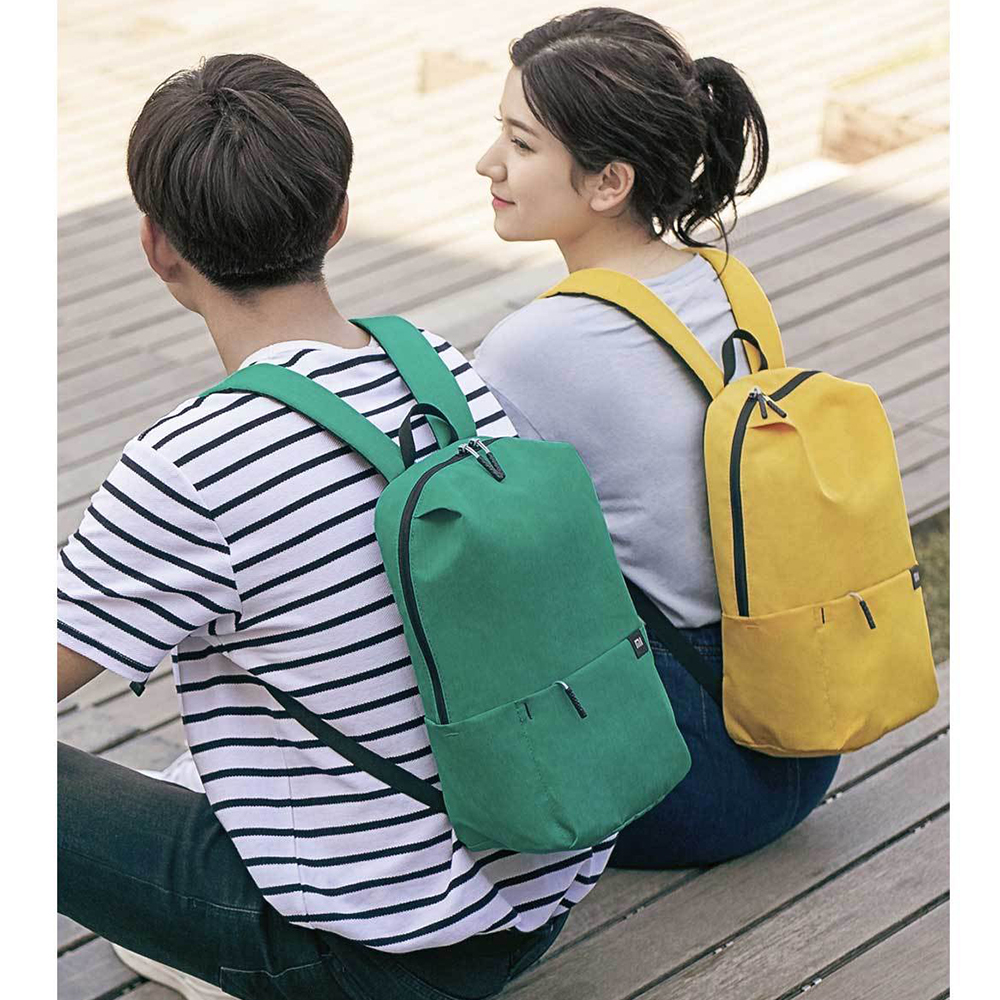 Xiaomi Colorful Mini Backpack Bag 8 Colors Level 4 Water Repellent 10L Capacity 165g Weight YKK Zip Outdoor Smart Life