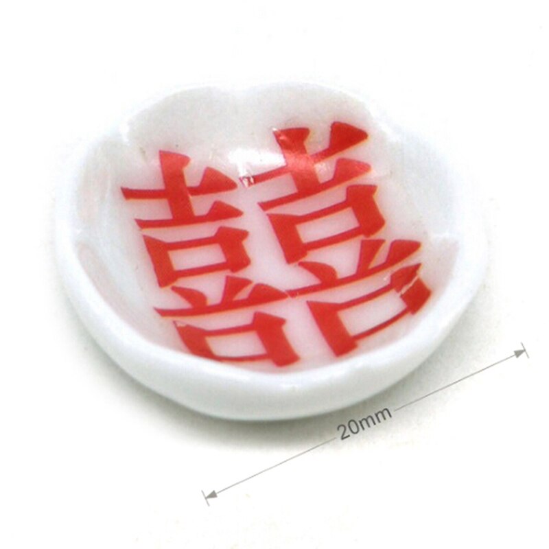 4 stücke Weißen schüsseln Mini Puppe Haus Miniatur Reis Schalen Geschirr Geschirr für Lebensmittel freundlicher vorgeben Spielen Puppe zubehör