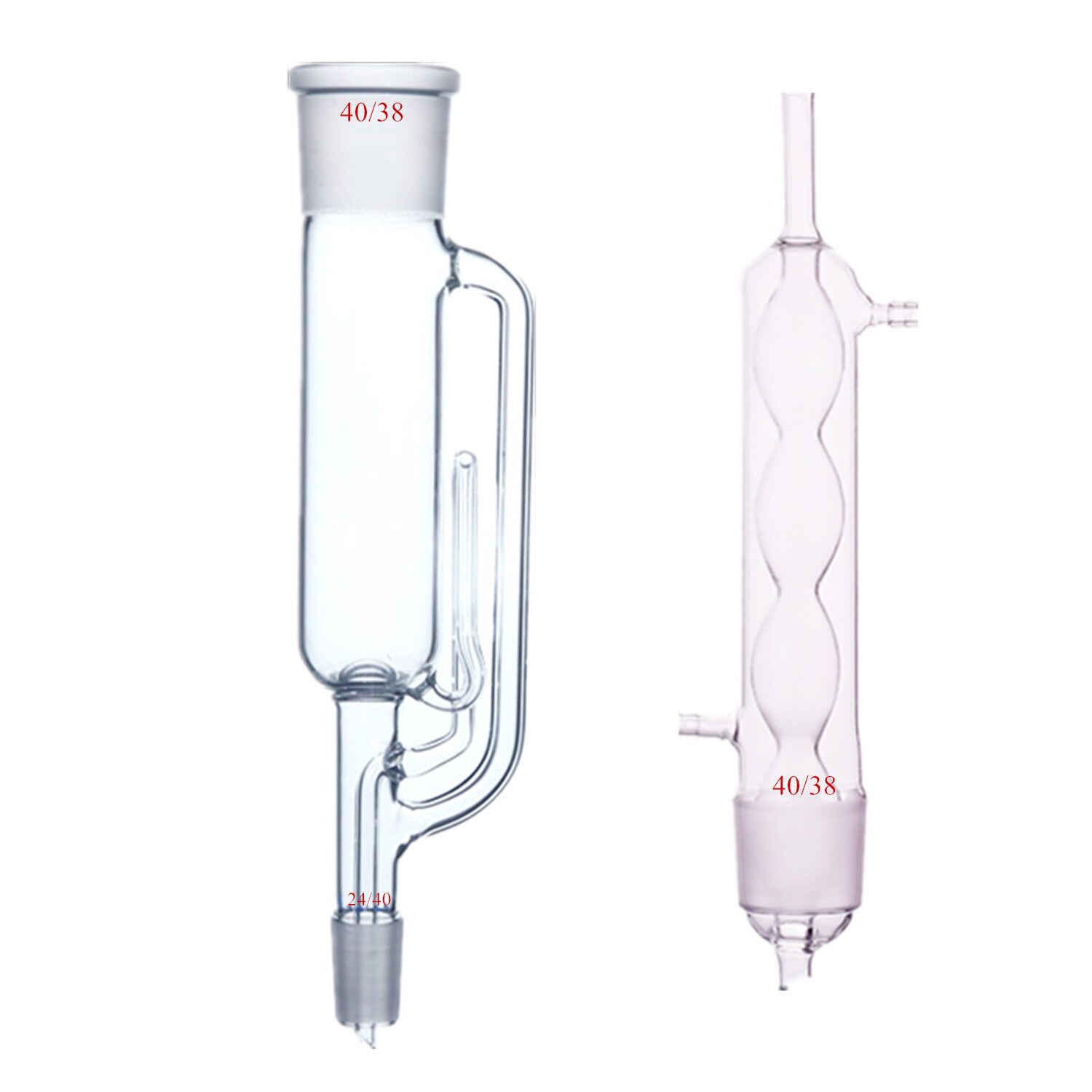 250ml,24/40,Glass Soxhlet Extractor,Condenser & Body,Laboratory Glassware