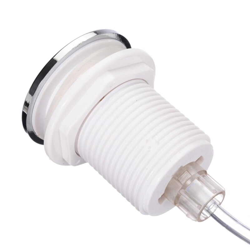 125-250V 16A On Off Push Air Button Switch for Bath Spa Jet Tub Disposal Tubing Pneumatic Air Pressure Switch Knob Kit Home Tool