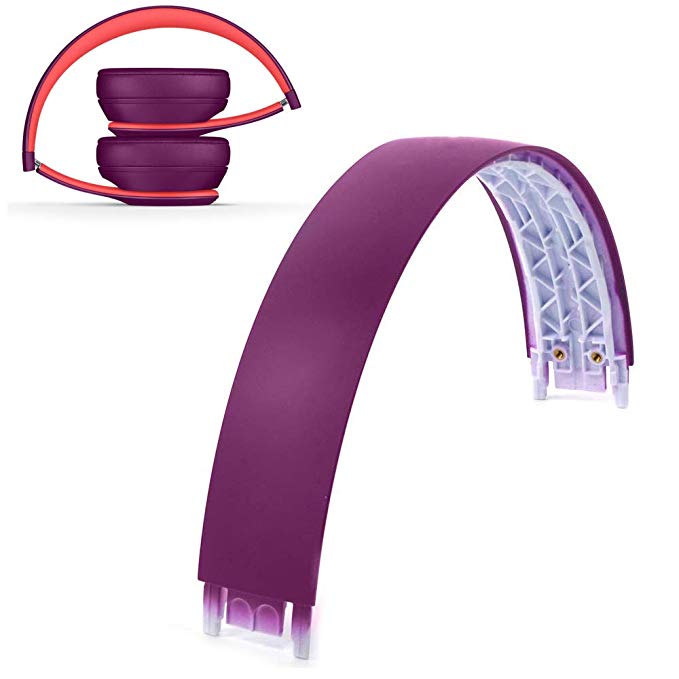 Ersatz Stirnband Kunststoff Shell für Beat Solo 3 3,0 Drahtlose Kopfhörer Reparatur Teile Kopf Band: Matte Purple