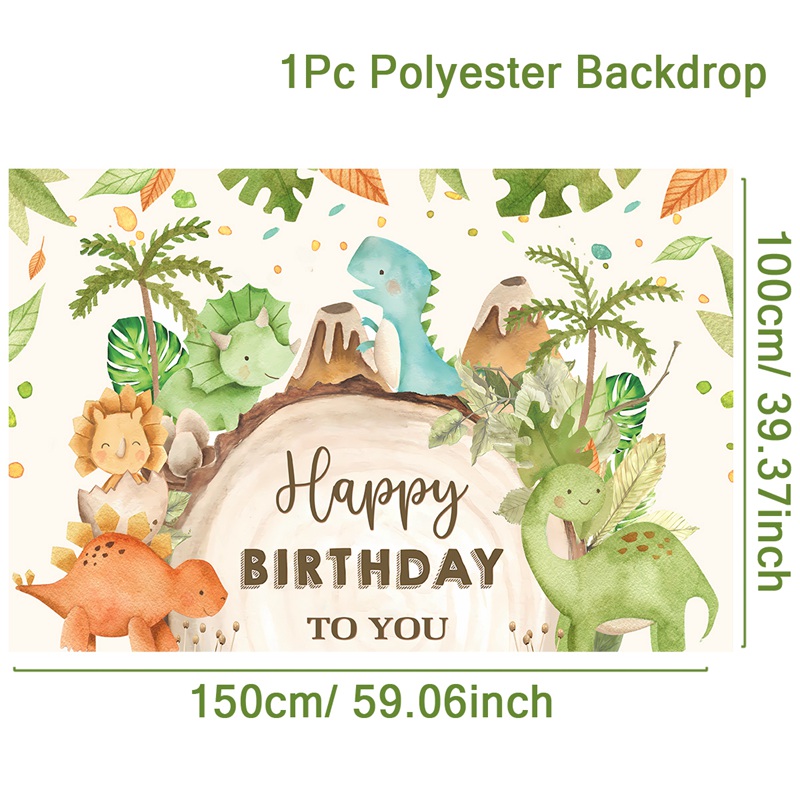 Jednorazowa zastawa stołowa z dinozaurem Rzek Dinozaur Dekoracja urodzinowa Dzieci Chłopiec Baby Shower Dżungla Safari Urodziny Supplies