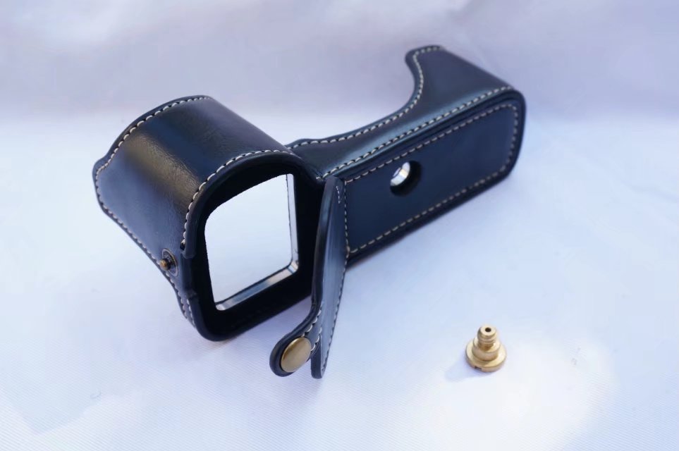 Étui demi-corps en cuir PU pour appareil photo, housse de protection pour appareil photo Sony A7III A7R3 A9