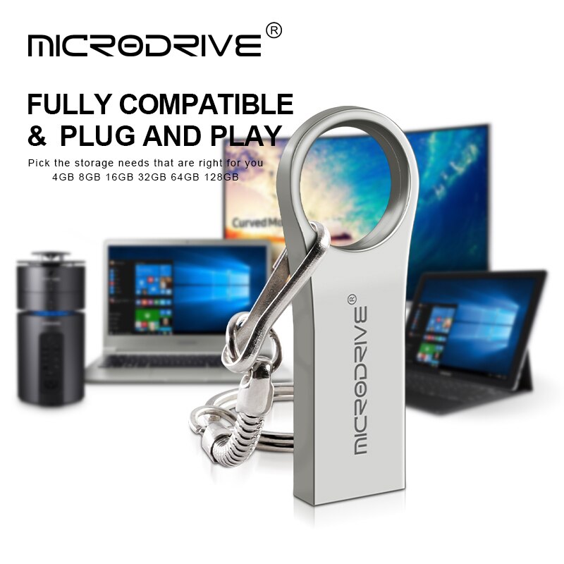 Chiavetta USB in metallo chiavetta USB ad alta velocità chiavetta USB da 32GB chiavetta USB da 16GB impermeabile da 64GB