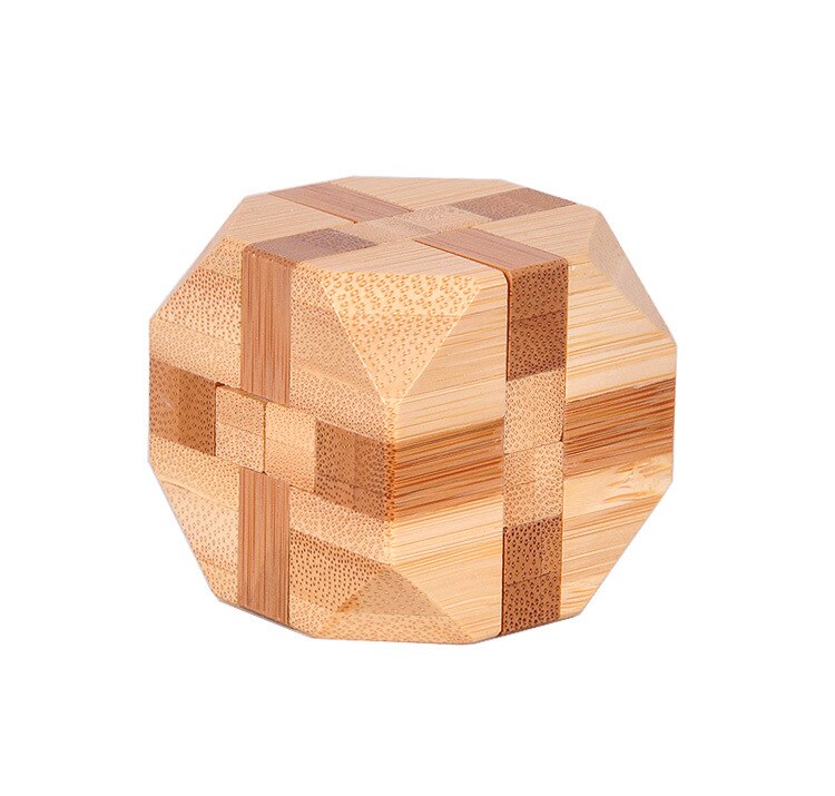 Kong Ming Luban blokada dzieci dzieci 3D Handmade drewniane zabawki inteligencja dla dzieci łamigłówki gra Puzzle edukacyjne zabawki: Fourteen barrels