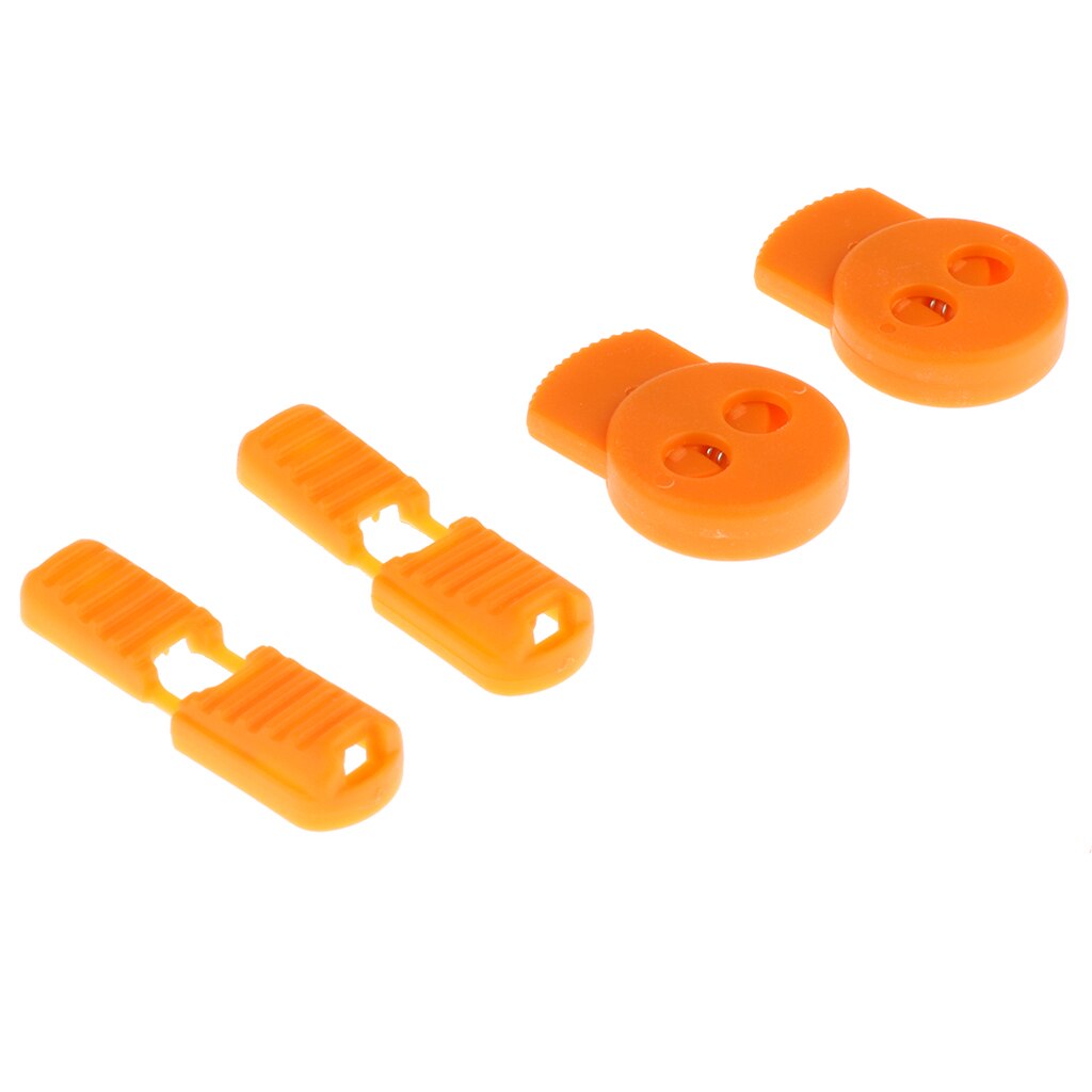 Lazy Shoe Laces Elastic Lock Sports Laces Lock Shoelaces Fastenere Triathlon Trainer Running Jogging Trainer Unisex Shoelaces: Orange