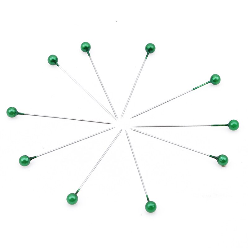 800 sztuk DIY wysokiej jakości bolec DIY dekoracji wtyczki igły biżuteria gadżety ręczne pozycjonowanie igły robić szycia igły: zielony