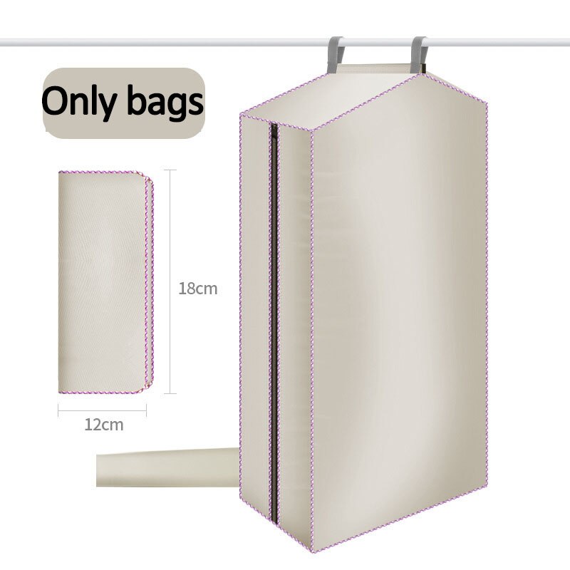 Electric Clothes Dryer Portable Quickly Drying Clothes Shoes Boots Electric Clothes Drying Machine Storage Cabinet Travel Home: only bags Khaki