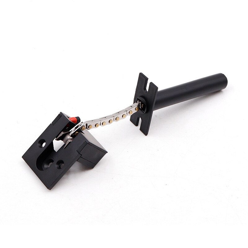 KK&amp;FING Hidden Anti-theft Chain Safety Bolt Door Bolt Hotel Door Invisible Buckle Room Door Anti-locking Hasp: black