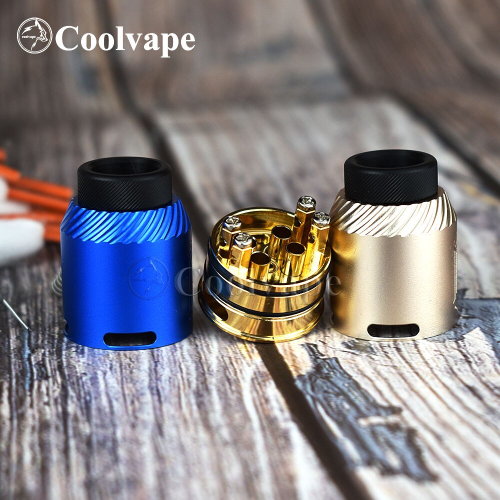 coolvape rda Apocalypse GEN 2 RDA with bf pin rebuildable 24mm Rebuilding Dripping Tank atomizer vs goon RDA