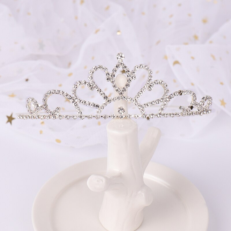 Yyoufu olika silver guld färg kristall kronor flickor brud tiara för bröllop krona huvudstycke bröllop hår smycken