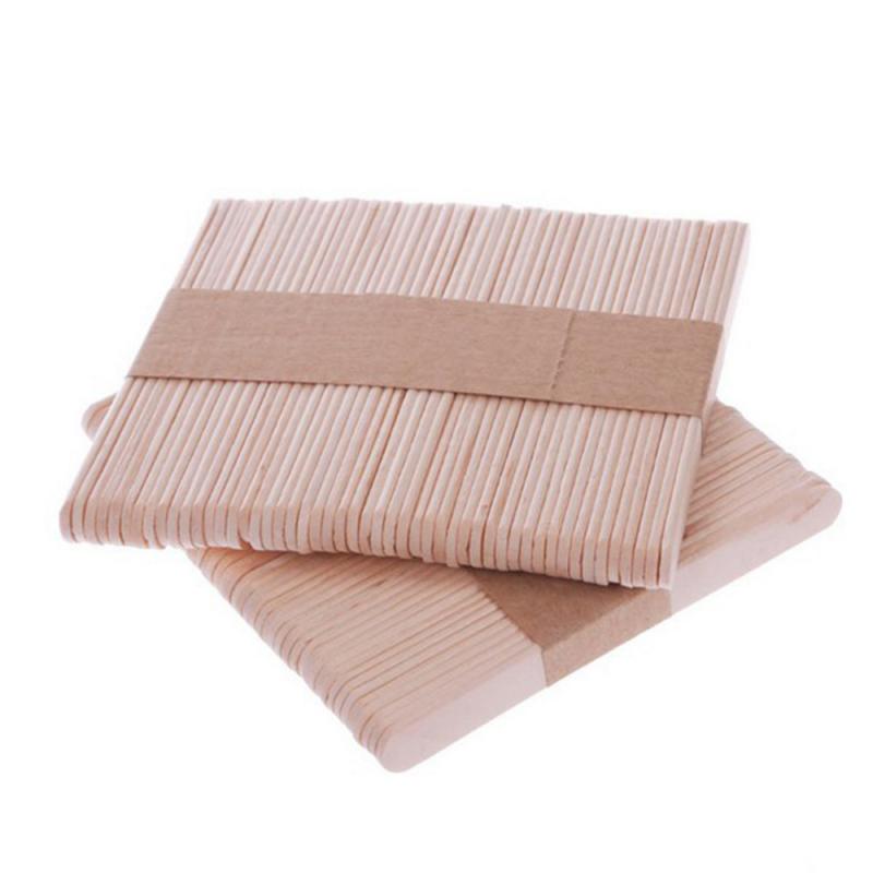 50pcs Popsicle Stick Ice Cube Maker Cream Tools Model Special-Purpose Wooden Craft Stick Lollipop Mold Accessories