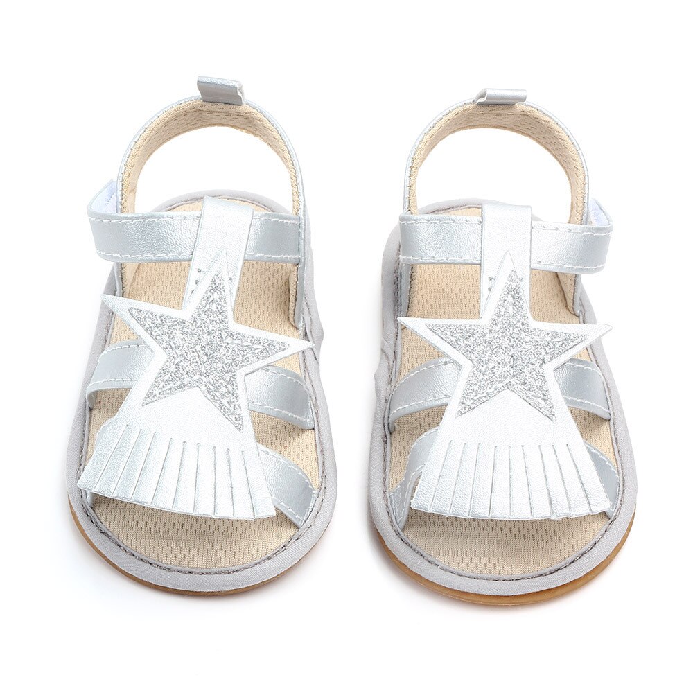 Baby Sandals Summer Fringed Sandals Baby Shoes 0-1 Year Old Baby Walking Shoes Indoor Shoes Baby Shoes Summer