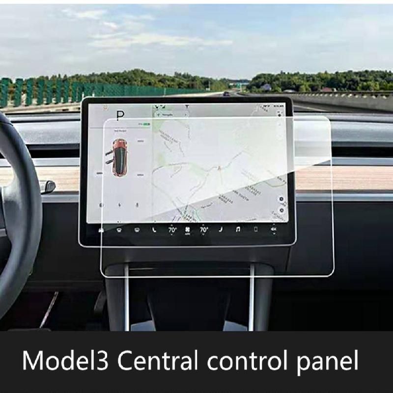 Center Console Navigatie En Dashboard Screen Protector Gehard Glas Anti-Kras Protector Voor Tesla Model 3/X/ S