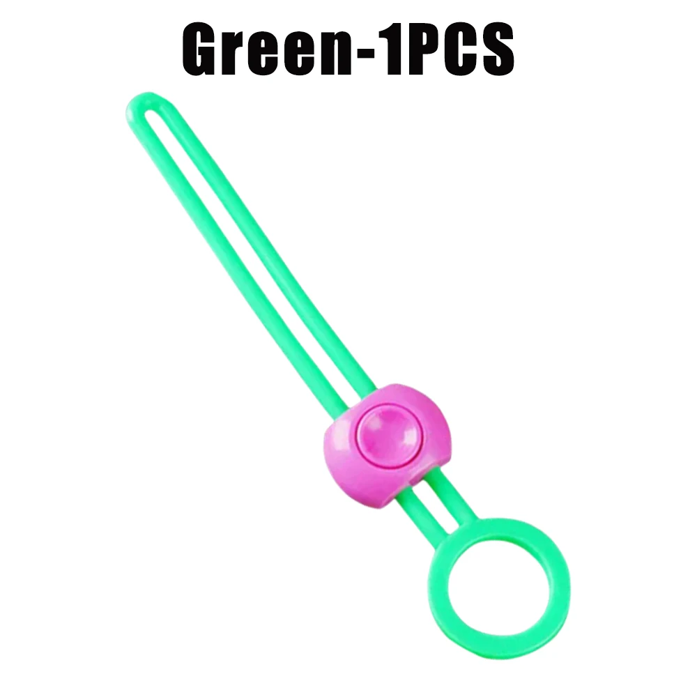 Sealing Tie Closure Clip Food Sealing Tie Rope Binding Fruit Store Preservation Multi-functional Sealing Tie Food Sealing: light green