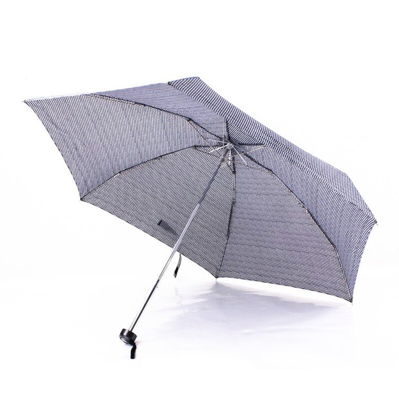 FGHGF Ultra Light Mini Bear Pocket Umbrella For Women Children Manual 5-fold Parapluie Cute Grid Little Beach Parasol