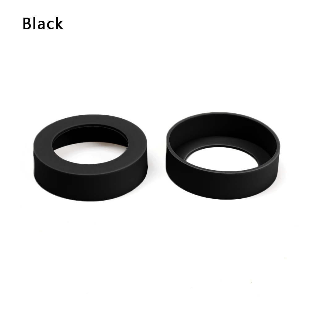 Posavasos de silicona para Taza Termo, tapetes de mesa duraderos antideslizantes, tapete de taza de aislamiento redondo, almohadilla anticaída para botella de agua y bebida, herramienta de cocina: Opaco