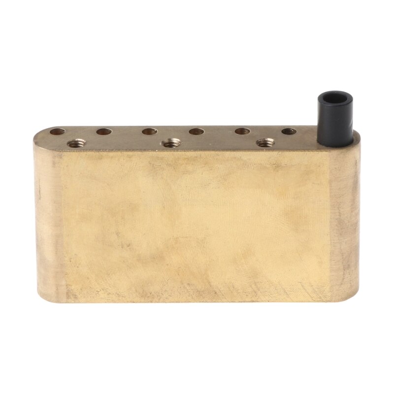 Tremolo-Base de bloque DIY para puente de guitarra eléctrica, latón,