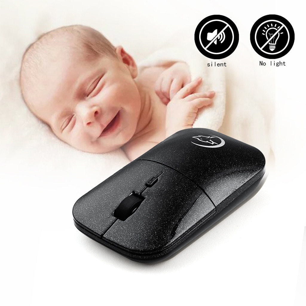 Souris sans fil réglable ergonomique affaires voyage bouton Mini souris Portable ergonomique ordinateur silencieux PC Gamer bureau