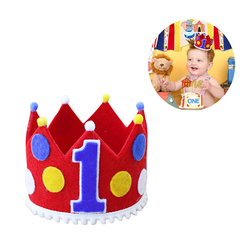 Circus Thema Baby Hoed Baby Eerste Verjaardag Hoed Baby Kids Hoofdband Haar Accessoires Voor Dancing Party Banket