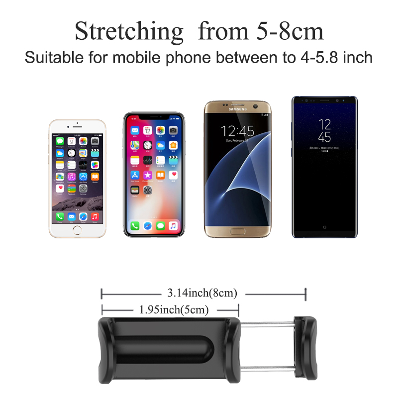 XMXCZKJ Holder for Phone Rearview Mirror Car Phone Holder for Xiaomi Redmi Note 7 Support Smartphone Voiture Phone Stand