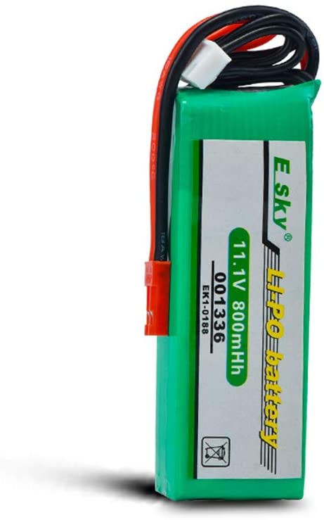 2 pcs 11.1V 800mAh Li-Po Battery for Esky EK1-0188 001336 Big LAMA E020/E515A Helicopter