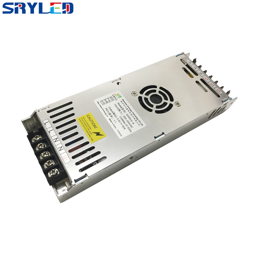 LED Display AC 220-240V Ingang Voeding G-energie 5V-60A Untra Slanke PSU