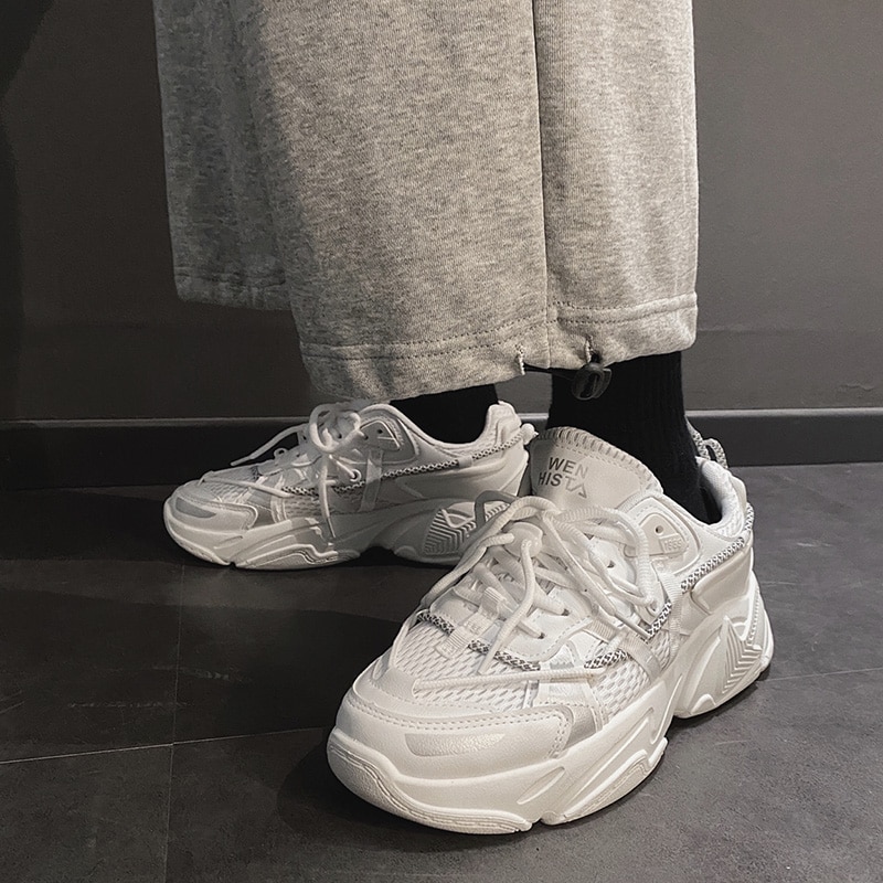 Heren casual schoenen wandelschoenen outdoor sneakers plateauschoenen heren comfort chunky sneakers herenschoenen sneakers