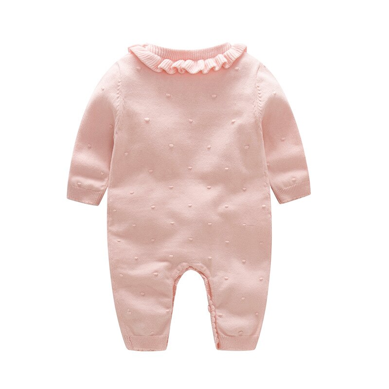 Neue Baby Mädchen Kleidung Langarm Overalls Outfits Baby Strampler Herbst Winter Neugeborenen Jungen Insgesamt Kleinkind Kinder Gestrickte Kleidung
