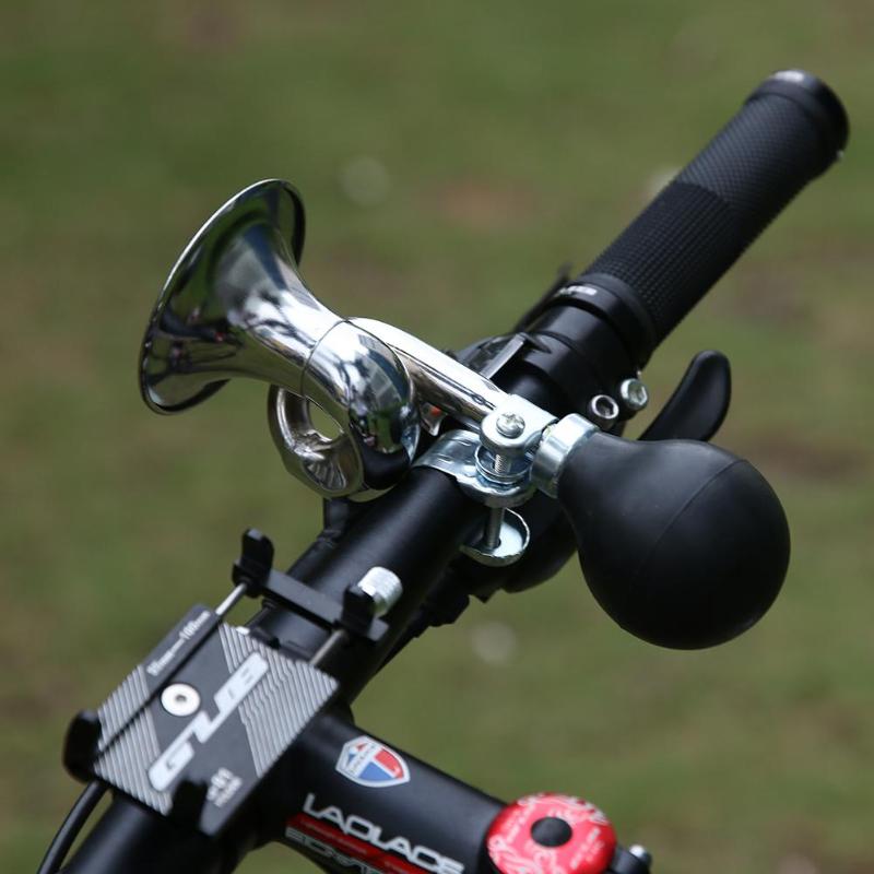 Bicycle Air Horn - 18cm Length - Loud Ring - Aluminum Alloy & Plastic - Cycling Accessory