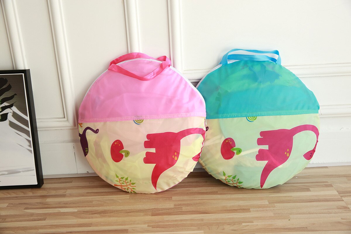 Umweltschutz Indische Dinosaurier Quaddel Schloss drinnen Prinzessin Spielzeug Spiel Haus freundlicher Baby Zelt Zelt für freundlicher