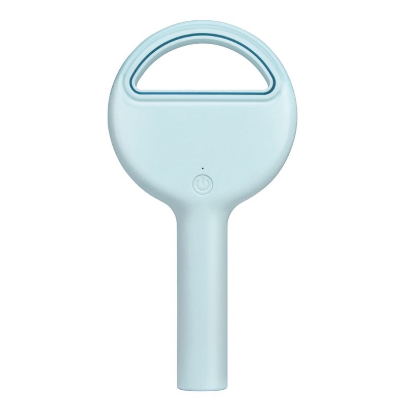 Portable Fan Bladeless Handheld Fan USB Rechargeable Personal Fan Q81F: Blue