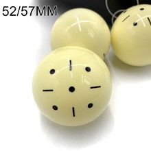 Cue Ball Black Dot Practice Training Billiard Pool Cue Ball Resin For American Standard 2-1/4" British Snooker
