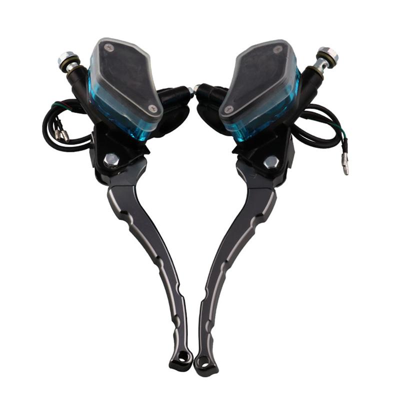 1 Pair Motorcycle Left And Right Brake Pump CNC Hydraulic Clutch Brake Hand Brake Lever Motorcycle Modification Parts: 1