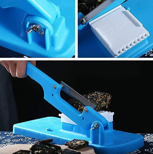 Multi-funktion Schneidemaschine Schneiden Reis Kuchen Messer Schneiden Esel-verbergen Gelatine Nougat Kleine Haushalts Fleisch Scheiben: A