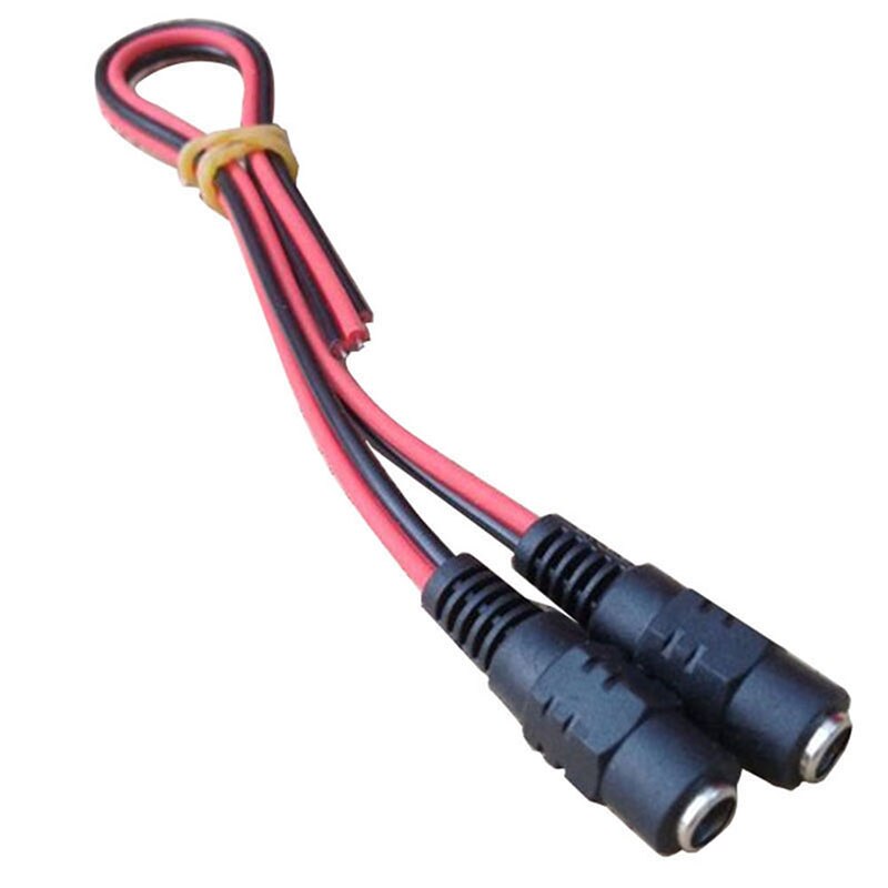 20PCS 5.5X2.1mm DC Power Plug Male And Female DC Connector Pigtail Plug Wire Cable for CCTC Camera System Accessories